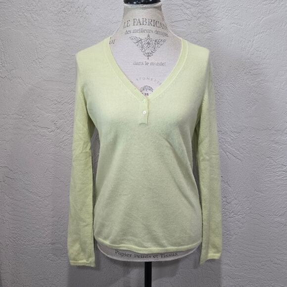 Collection Fifty Nine Bloomingdale's 100% Cashmere V Neck Long Sleeve Blouse Top - Picture 8 of 8